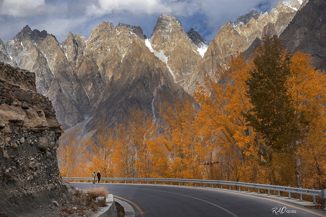 Passu Cones near Batura Glacier trailhead in Hunza
