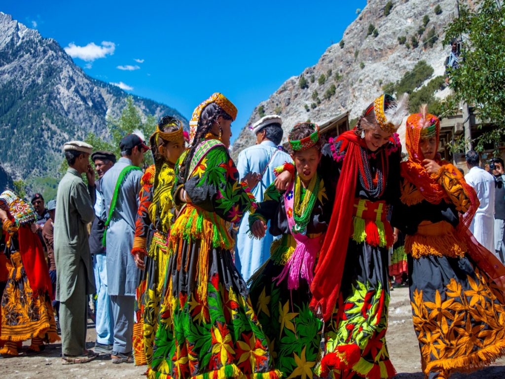 Kalash festival dance in Chitral, Pakistan